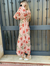 Vestido boho floral