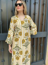 Vestido boho floral