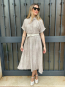 Vestido camisero con cinturon