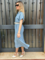 Vestido camiser con cinturon