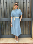 Vestido camiser con cinturon