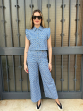 Conjunto estampado dos piezas