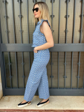 Conjunto estampado dos piezas