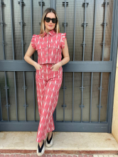 Conjunto estampado dos piezas