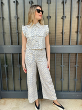 Conjunto estampado dos piezas