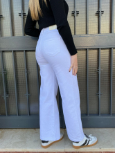 Pantalon Wide Leg Blanco