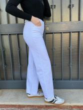 Pantalon Wide Leg Blanco