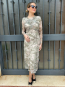 Vestido Midi Estampado Floral