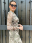 Vestido Midi Estampado Floral