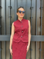 Conjunto de Top y Falda Midi