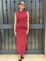 Conjunto de Top y Falda Midi