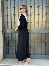 Vestido midi con chaleco