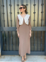 Vestido Midi con Chaleco