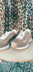 Deportivo sneakers logo leopardo gold