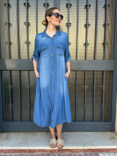 Vestido Camisero Denim
