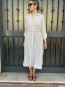 Vestido Camisero de Rayas con Cinturon