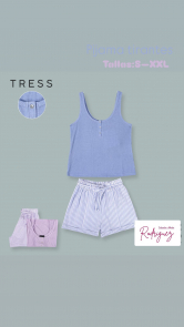Pijama de Tirantes TREES-Comodidad y Estilo