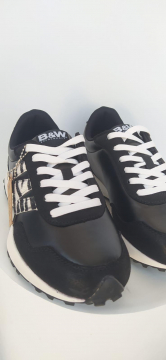Deportivo sneakers logo zebra black