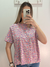 Camiseta Animal Print Neón