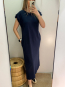 Vestido Largo marino con Bolsillos
