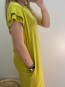 Vestido Largo Verde Lima con Bolsillos