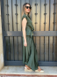 Conjunto verde oliva-Elegancia minimalista