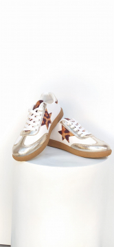 Zapatilla estrella animal print