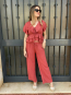 Conjunto Fluido con Volantes y Lazada Delantera