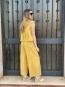 Conjunto Mostaza con Lazada y Detalles Vichy