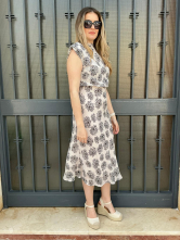 Vestido Midi Estampado
