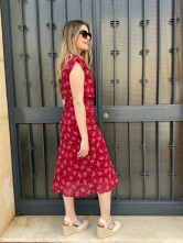 Vestido Midi Estampado