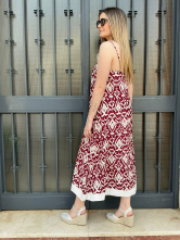 Vestido Ikat Fluido