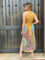 Vestido Midi Estampado Tropical con escote Halter