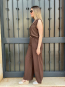 Conjunto Palazo y Chaleco Marron