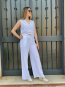 Conjunto Palazo y Chaleco Blanco