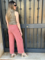 Pantalón Holgado estilo Palazzo color Coral