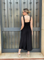 Vestido Midi de Rayas Contraste
