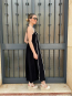 Vestido Midi de Rayas Contraste