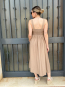 Vestido Midi de Rayas Contraste