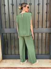 Conjunto de Dos Piezas en Color Verde