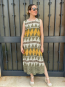 Vestido Midi Geométrico