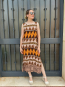 Vestido Midi Geométrico