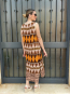 Vestido Midi Geométrico