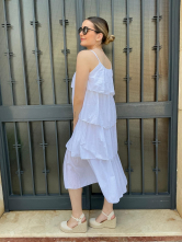Vestido Blanco con Tirantes