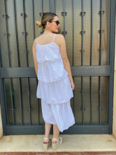 Vestido Blanco con Tirantes