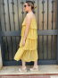 Vestido Mostaza con Tirantes