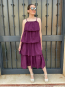 Vestido Morado con Tirantes