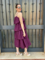 Vestido Morado con Tirantes