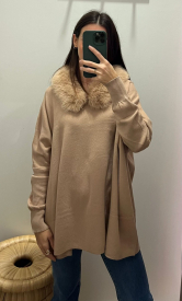 Jersey punto cuello pelito
