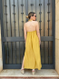 Vestido Halter con Detalle de Madera